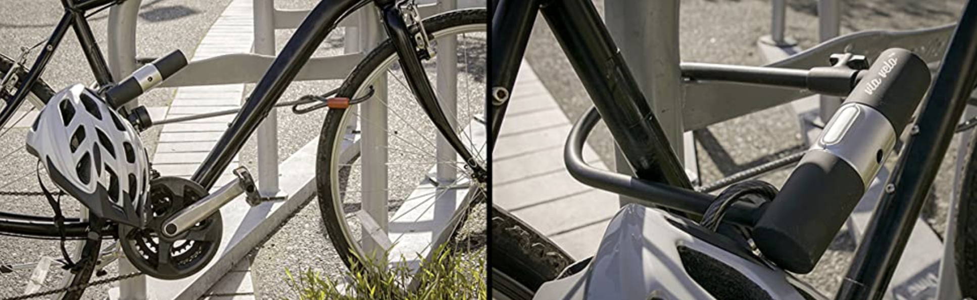 Via Velo 2in1 Heavy Duty Bicycle Lock System ViaVelo